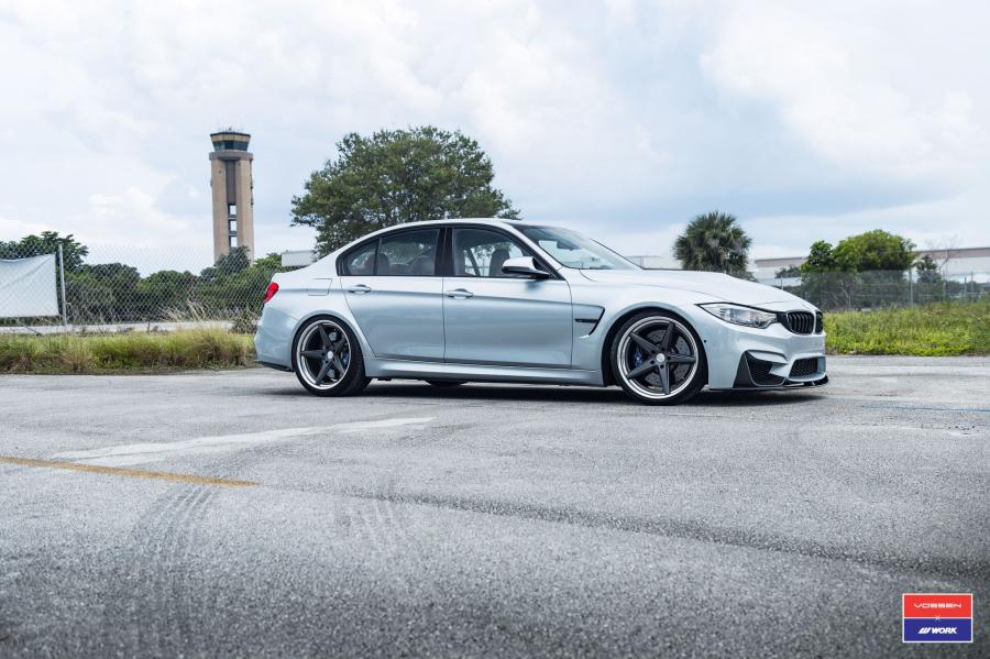  BMW M3 Sedan on Vossen Wheels (VWS-3) 2017 года  (фото 42 из 44)